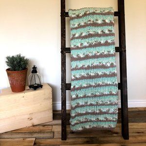 Multi Textured Knit Throw/Blanket